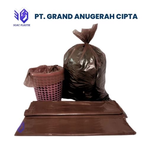 plastik sampah warna cokelat dari GAC Plastik