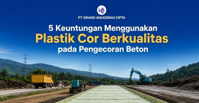 5 Keuntungan Menggunakan Plastik Cor Berkualitas pada Pengecoran Beton